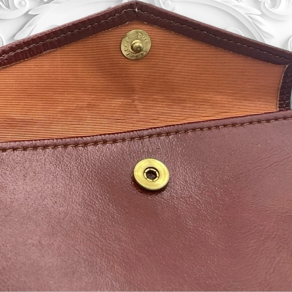 Princess Gardner Vintage NOS Burgundy Leather Long Wallet